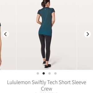 Lululemon Swiftly Tech Short Sleeve top
